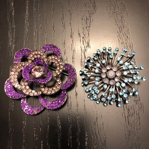 Pair of Brooches